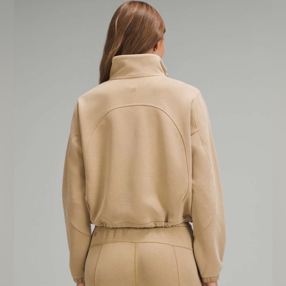 Lululemon Brushed Softstreme Half Zip and Drapey Softstreme Flared Pants Set - Picture 13 of 17